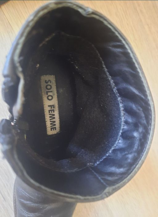 Кожаные козачки в идеальном состоянии