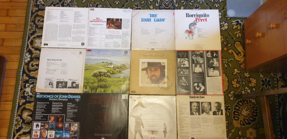 Zbiór wielu płyt winyl winylowych 12 sztuk