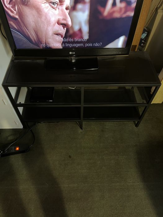 Aparador preto TV movel ikea