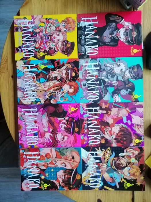 Hanako tom 1-8 prawie nie używane