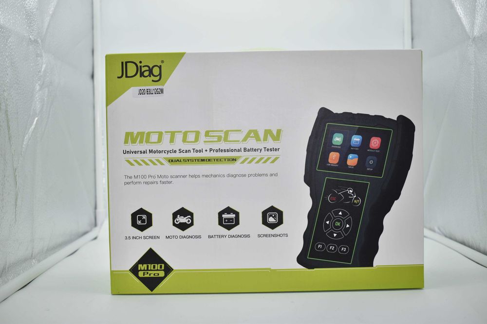 Máquina Diagnóstico Mota – OBD profissional moto + Kit Cabos