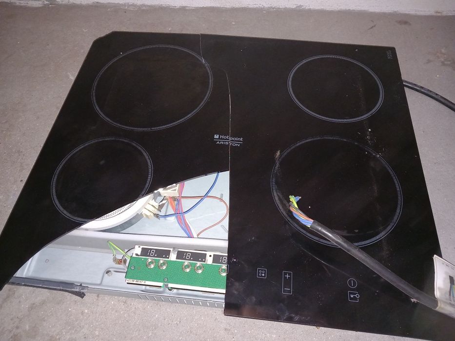 Placa vitroceramica para peças