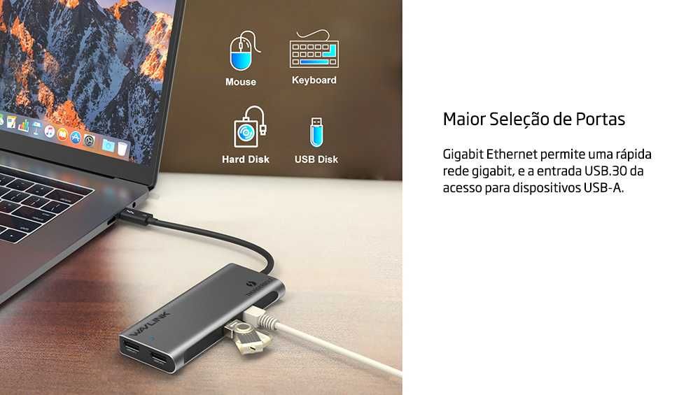 Wavlink Hub 7-1 Thunderbolt 3 - WL-UTD05H