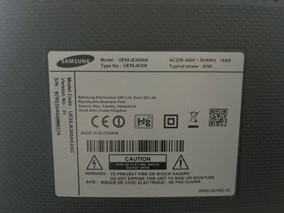 Televisão Samsung UE55MU6220 55” Curvado 4K Smart TV