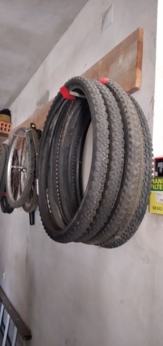 Manetes chimano a óleo, Escape Dt-50 e DTR, Pneus de motas bom Piso