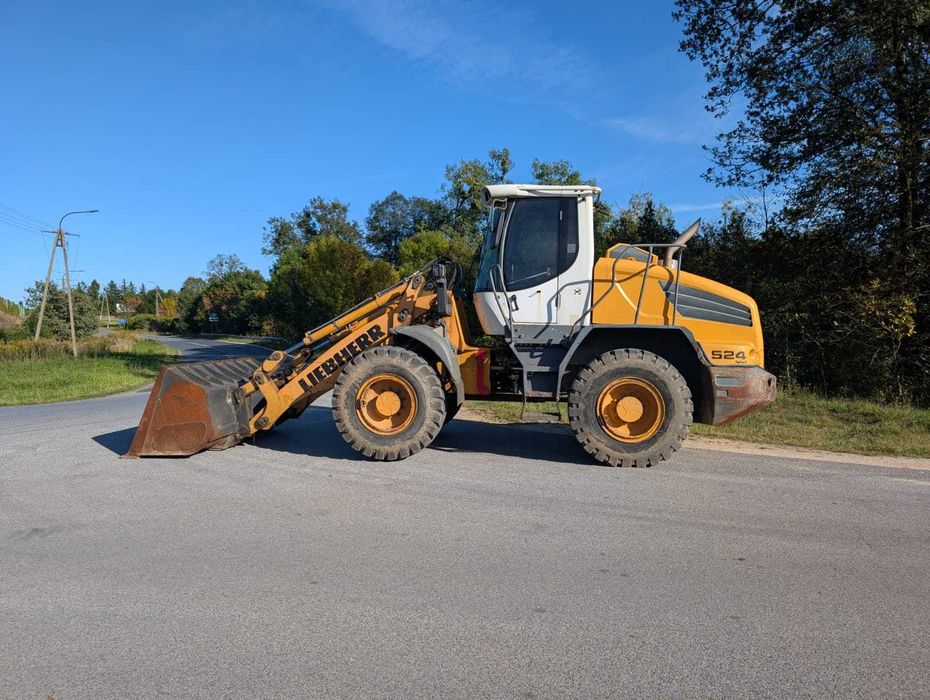 Ładowarka kołowa LIEBHERR L524 koparka transport prace ziemne wynajem