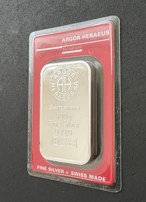 Срібна монета 100 г