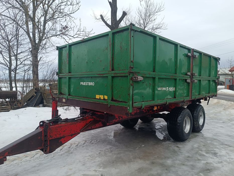 Przyczepa wywrotka jednoosiowa i Tandem, wysokie składowanie