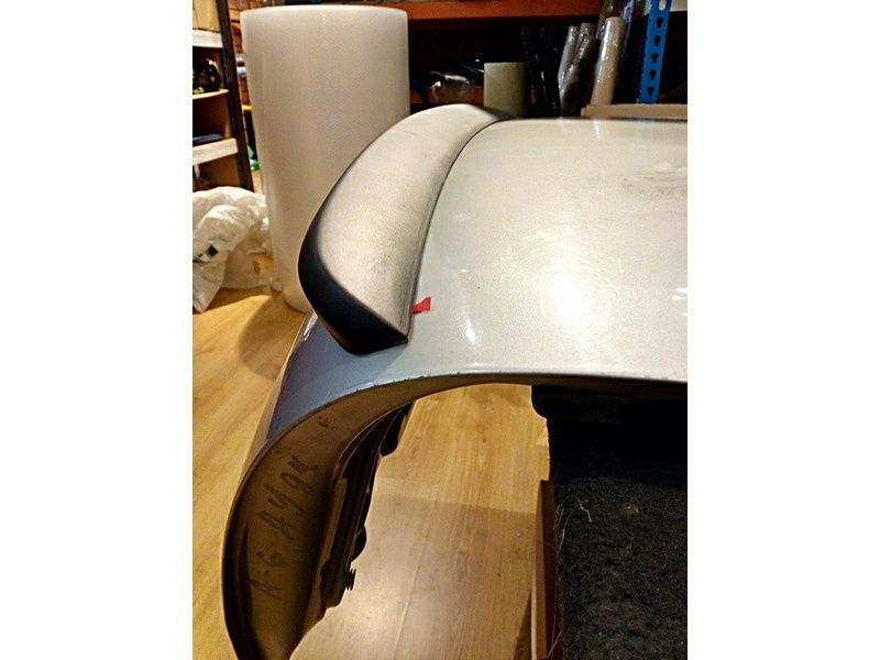 Лип спойлер сабля Audi A6 C5 S-Line RS6 козырек на стекло Ауди А6 С5