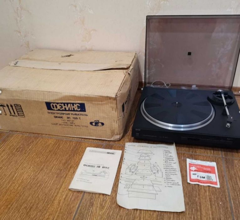 Gramofon fenics feniks Феникс 109 GZM-155 ГЗМ-155