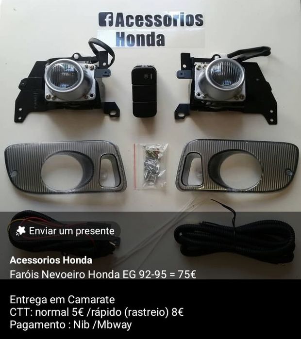 Acessorios Honda eg ej ek crx mb ef etc