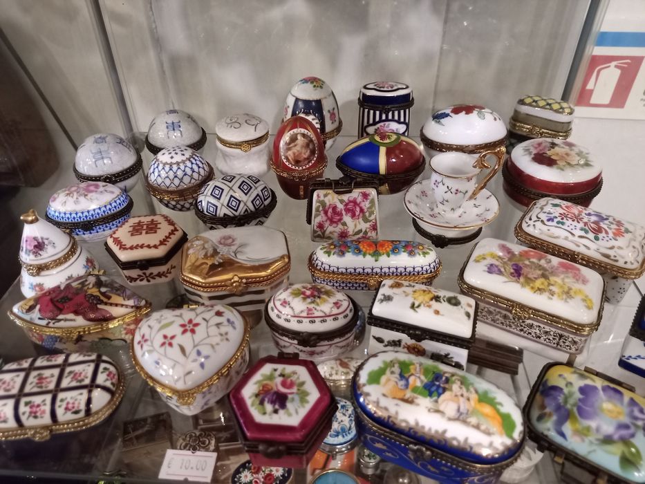 Caixinhas antigas guarda jóias