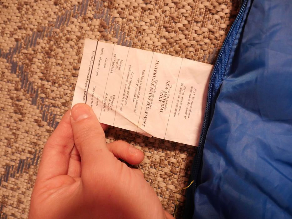 Фірмовий спальний мішок з Європи Mountain Warehouse від +5 до +15