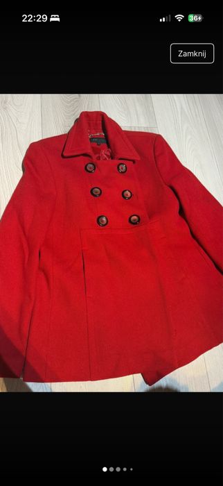 Czerwona bosmanka/plaszcz damski