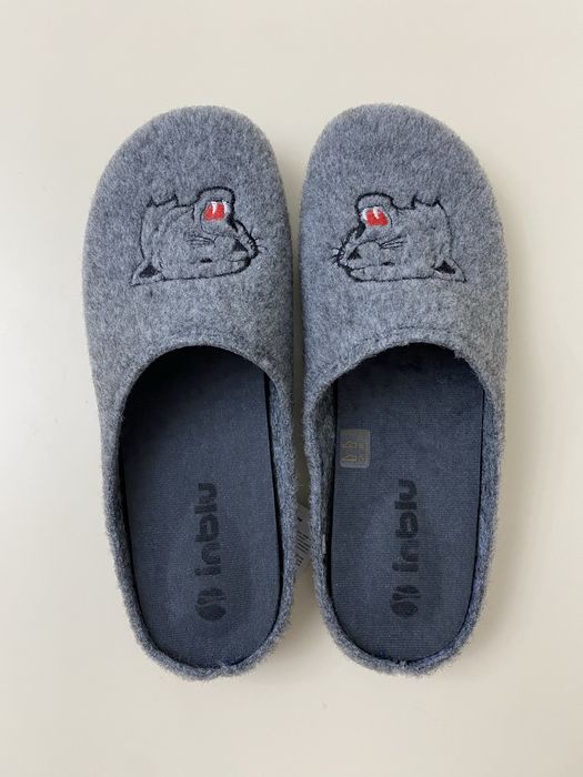 Чоловічі капці повстяні Inblu,сірий та графіт. 40-46 розмір у розмір.