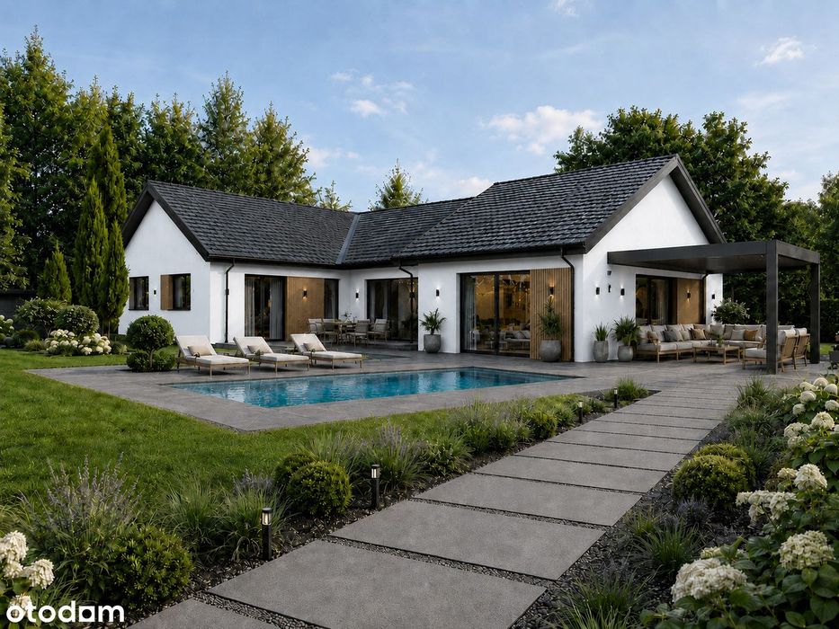 Dom parterowy 251,8 m², działka 1730 m², smart home | Ruda Bugaj
