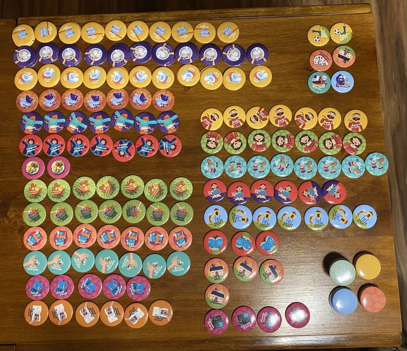 Magnesy do planera/ tygodnika - giga zestaw 186 magnesów