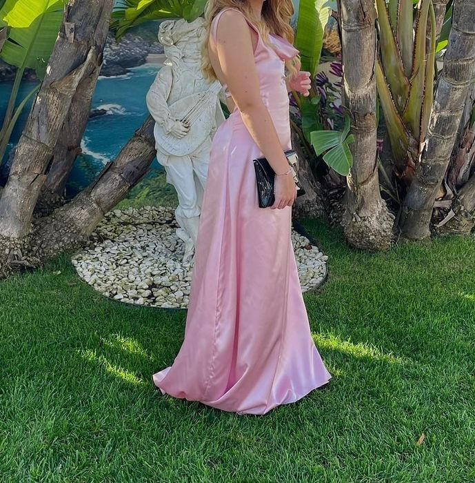 Vestido de Cerimónia cetim - feito sob medida