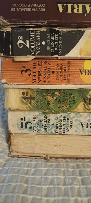 Livros/revistas Tele Culinária do Chefe António Silva
