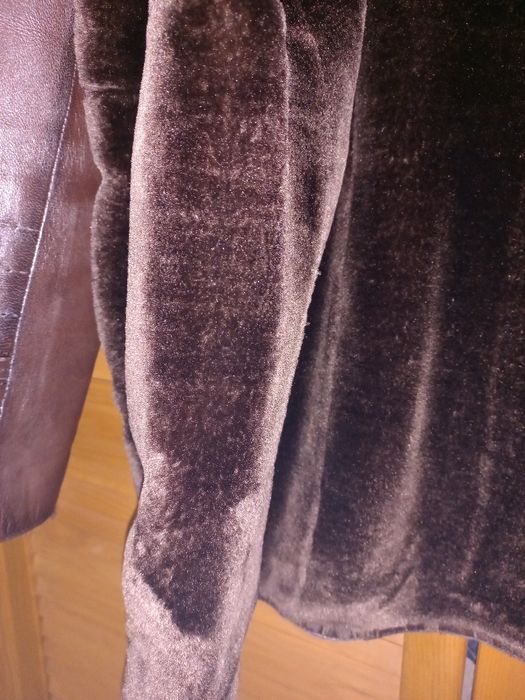 Чоловіча шкіряна дублянка