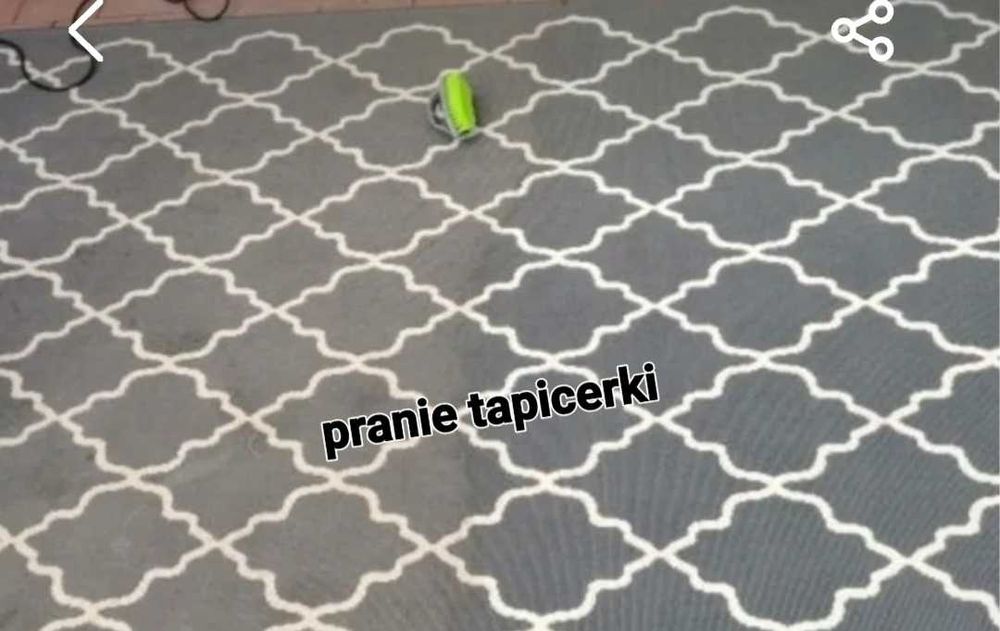 Pranie karcherem dywanów, narożników tapicerki meblowej i samochodowej