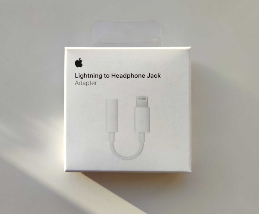 Адаптер Apple Lightning - 3.5 mm White (MMX62ZM/A) Новий, запечатаний
