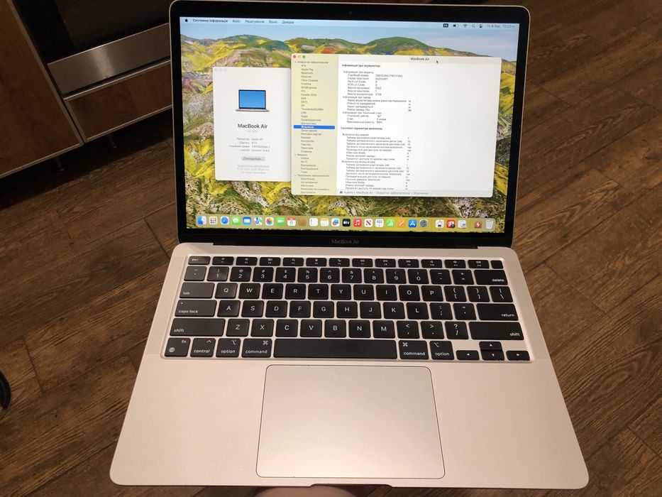 Macbook air 13 m1 2021 8GB 256GB ноутбук макбук