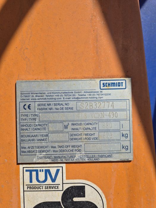 Posypywarka  Schmidt stratos taśmowa