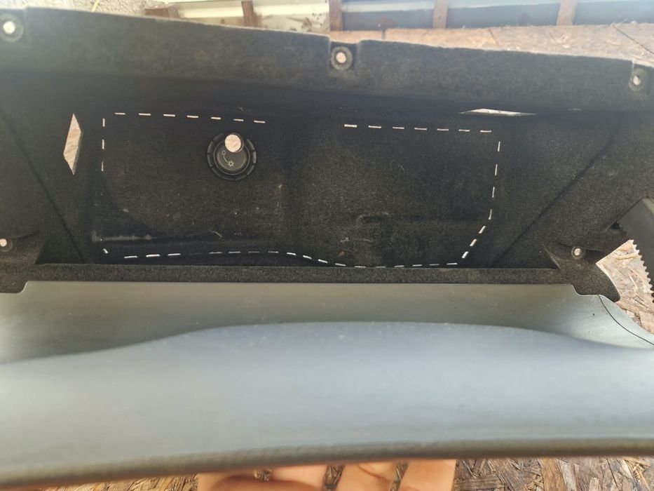 Schowek pasazera vw passat b5 skoda superB antracyt szary