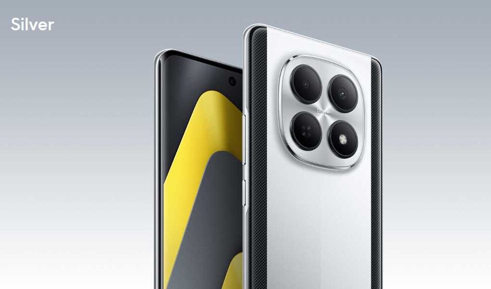 Xiaomi POCO M8 5G, NFC - NOVO - Silver/prateado e preto
