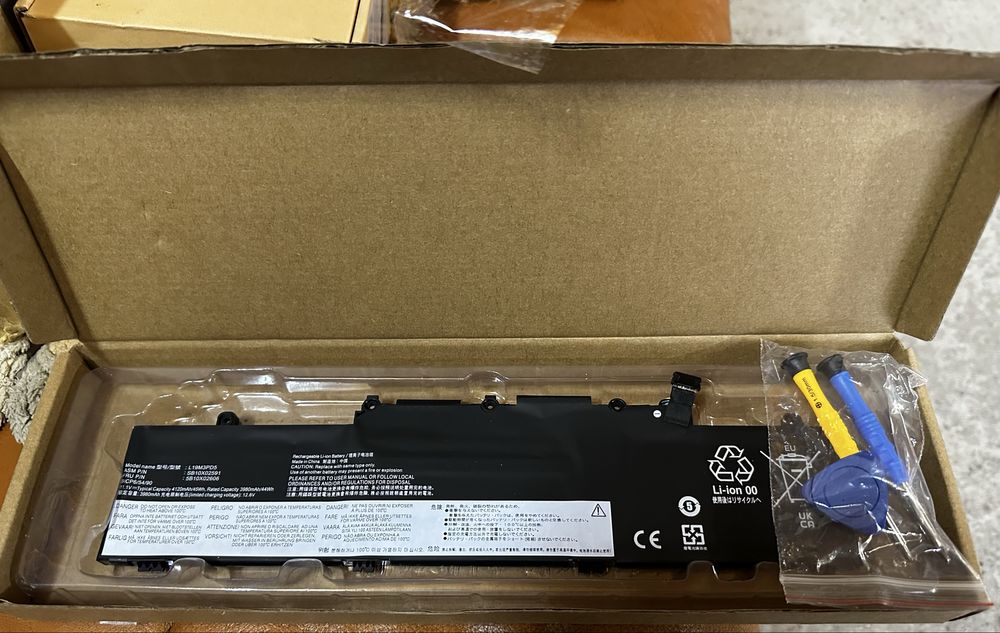 Акумулятор , батарея Lenovo L19M3PD5 для ноутбука Lenovo ThinkPad