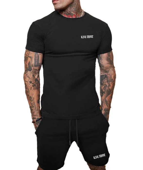 Komplet męski K3K Store – CZARNY – Rozmiary S, M, L, XL, XXL