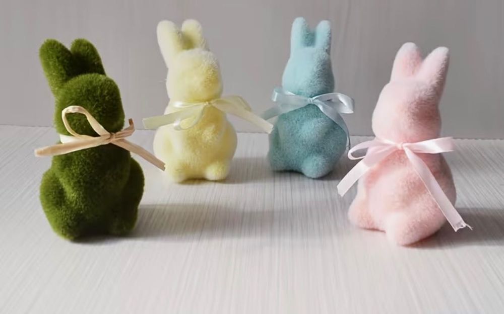 Зайчики великодній декор