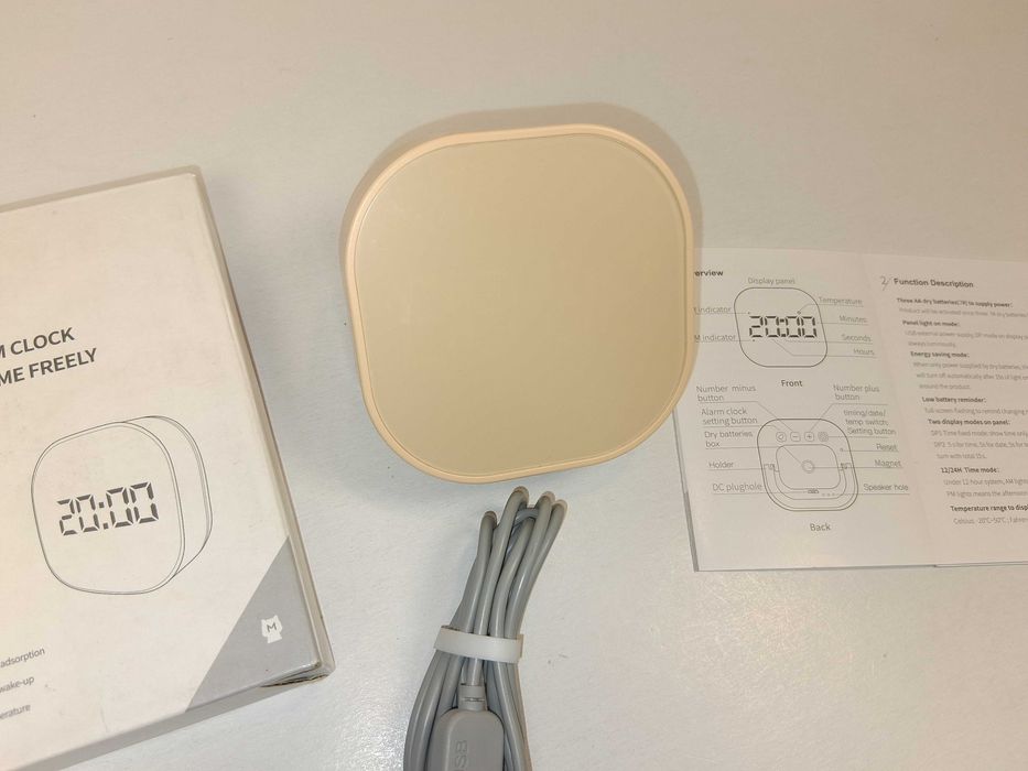 N068 Zegar Cyfrowy Budzik Magnetyczny Timer Termometr PodświetlenieLED