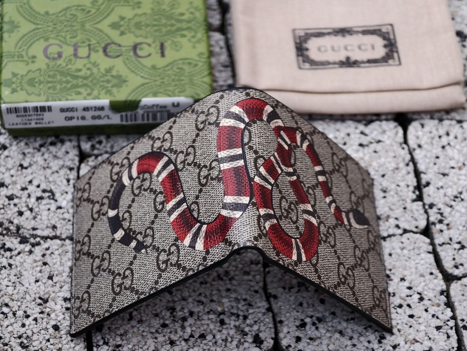 Gucci portfel GG snake premium