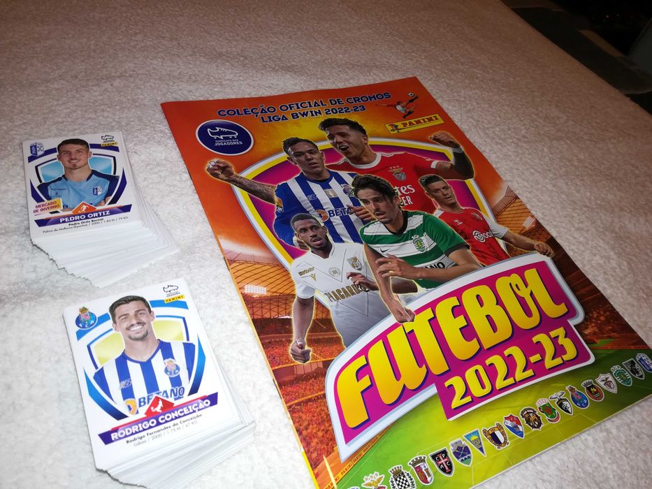 liga bwin 2022/23 (476 cromos por colar + caderneta) coleção completa