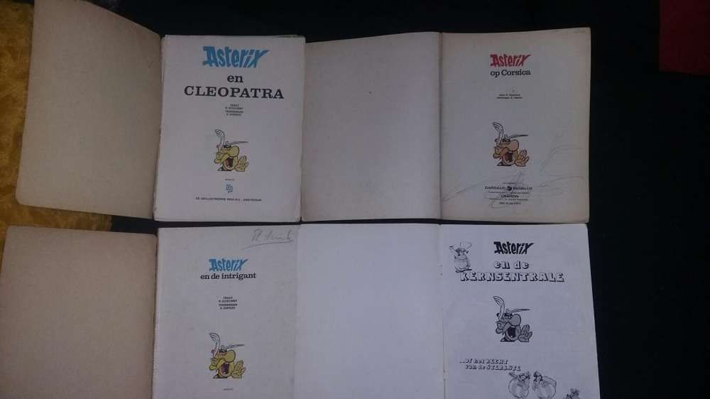 Osiem bardzo rzadkich starych unikatowyc komiksów lata 60 te-Asterix