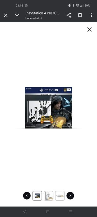 Ps4 Pro edição Deatg Stranding