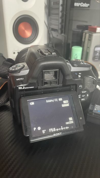 Aparat Sony a330 z obiektywami