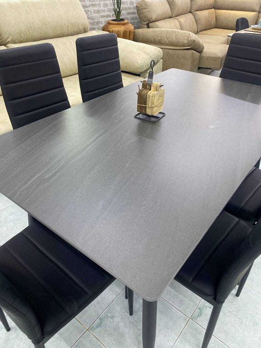 Mesa de vidro + 6 cadeiras -envió  grátis