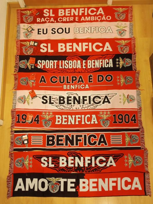 Sport Lisboa e Benfica cachecol novo oficial futebol, escolhe o teu!