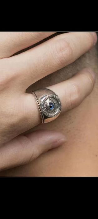 Męski sygnet oko nowość 2026