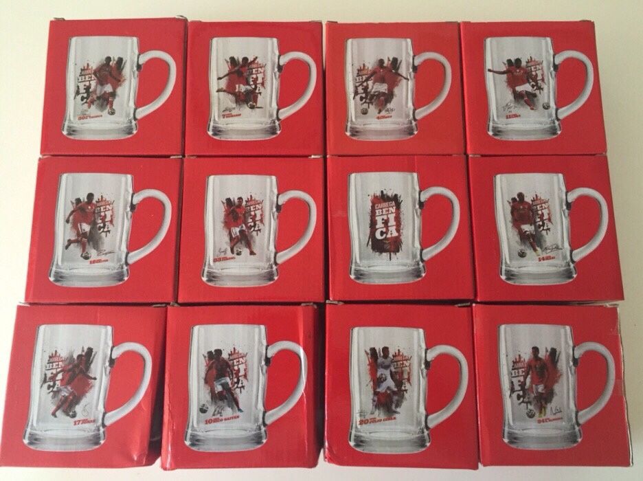 Canecas do BENFICA Colecção Completa