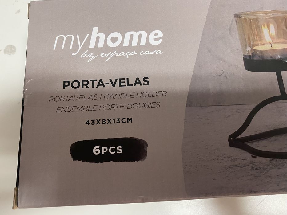 Porta-velas do espaco casa