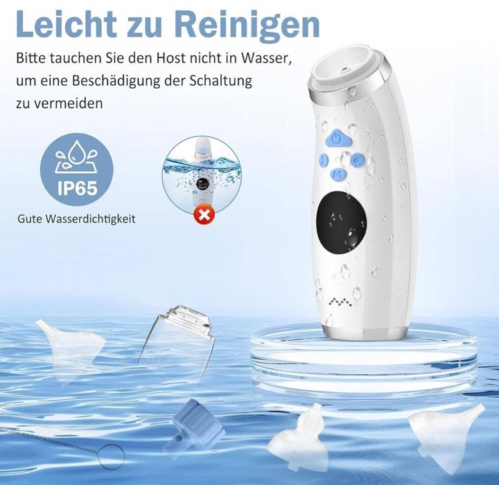 Акумуляторний назальний аспіратор для новонароджених електричний, IP65