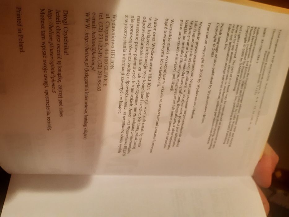 Książka PHP i MySQL