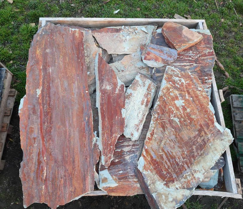 Kamień ozdobny brązowy łupek