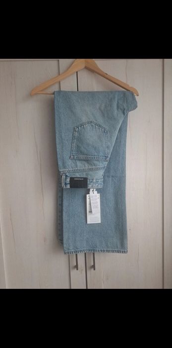 Spodnie straight wide