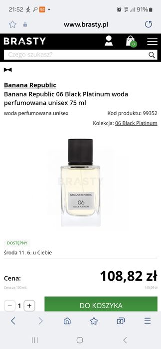 Banana Republic Black Platinum 06  perfumy