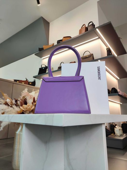 Сумка Jacquemus Le Chiquito Medium leather bag Purple